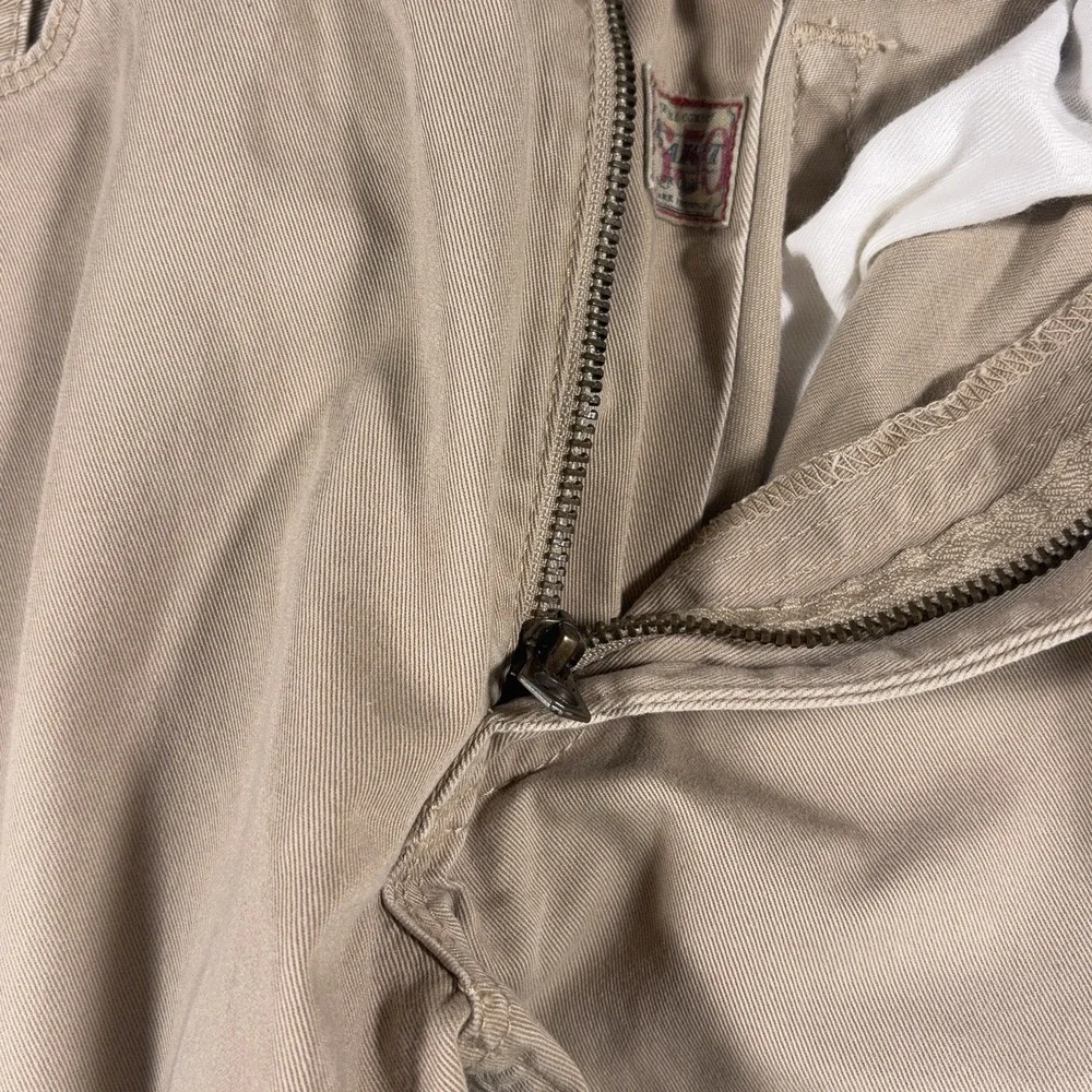 Polo Ralph Lauren Chino Pants Mens 32x29 Khaki Straight Leg Flat Front Cotton